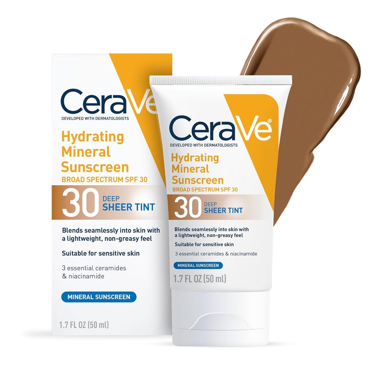 CeraVe Hydrating Mineral Sunscreen SPF 30