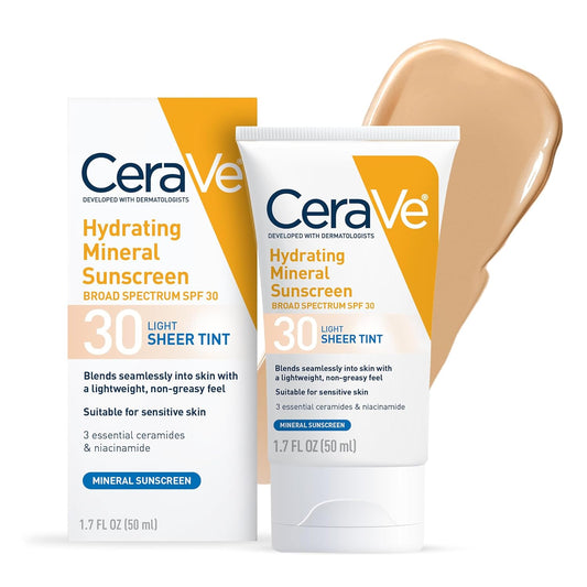 CeraVe Hydrating Mineral Sunscreen SPF 30