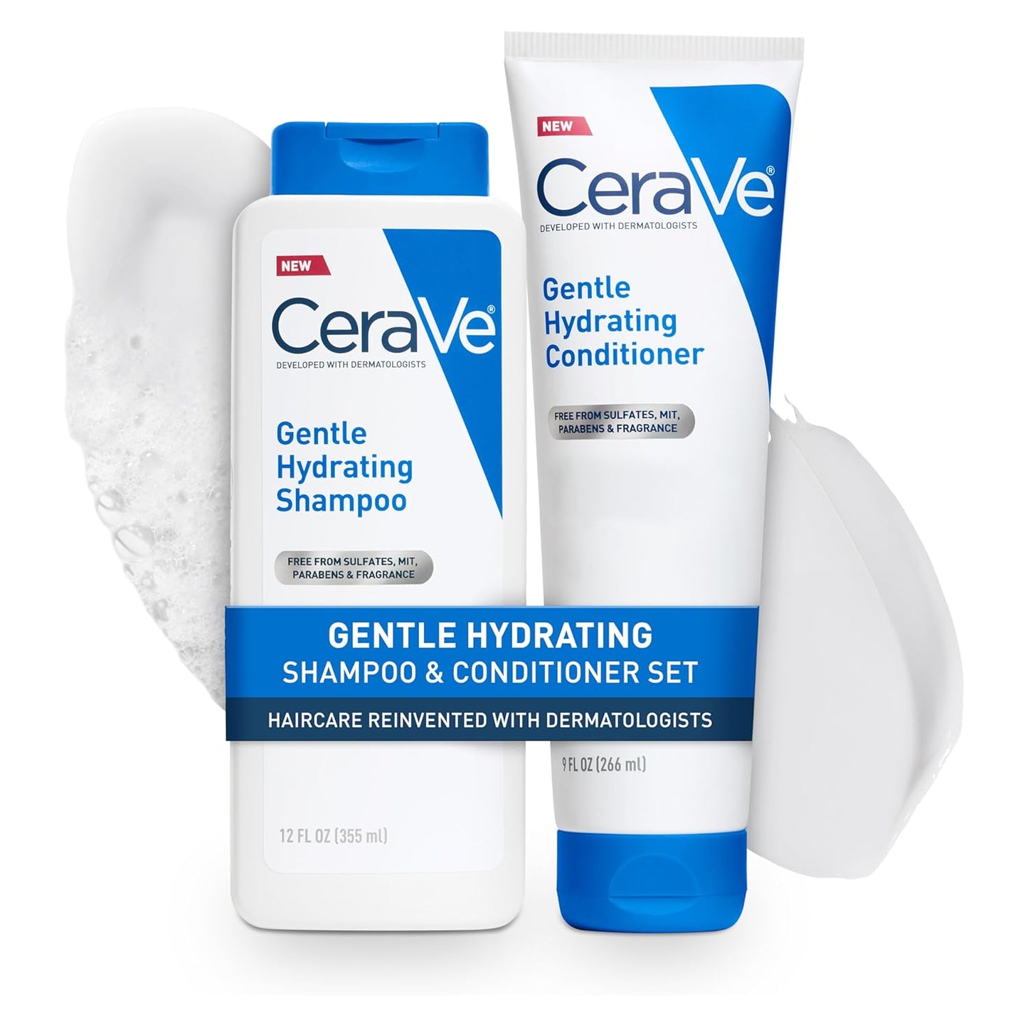 CeraVe Gentle Hydrating Shampoo and Conditioner Set