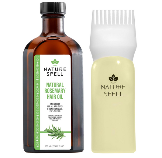 Nature Spell Rosemary Hair Oil with Root Comb Applicator
